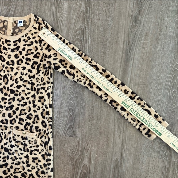 Janie and Jack Leopard Sweater Dress Girls 12 - Picture 3 of 9
